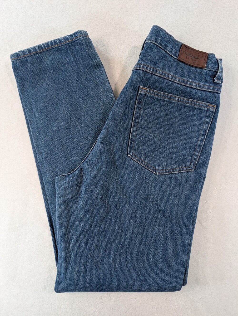 L.L. Bean Classic Fit Straight Leg Jeans Mens 31x36 Blue Denim